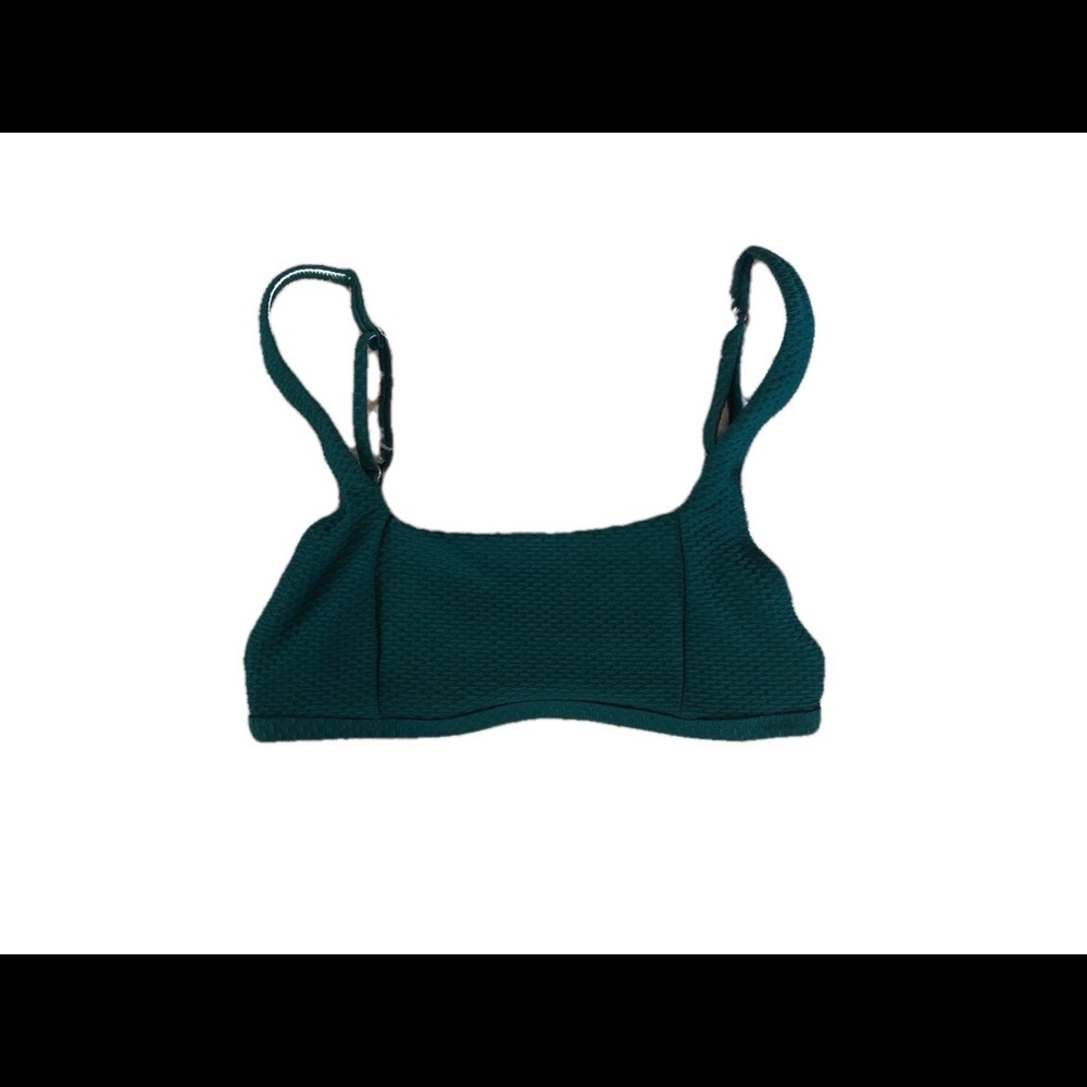NWOT Hunter Green Bikini Top